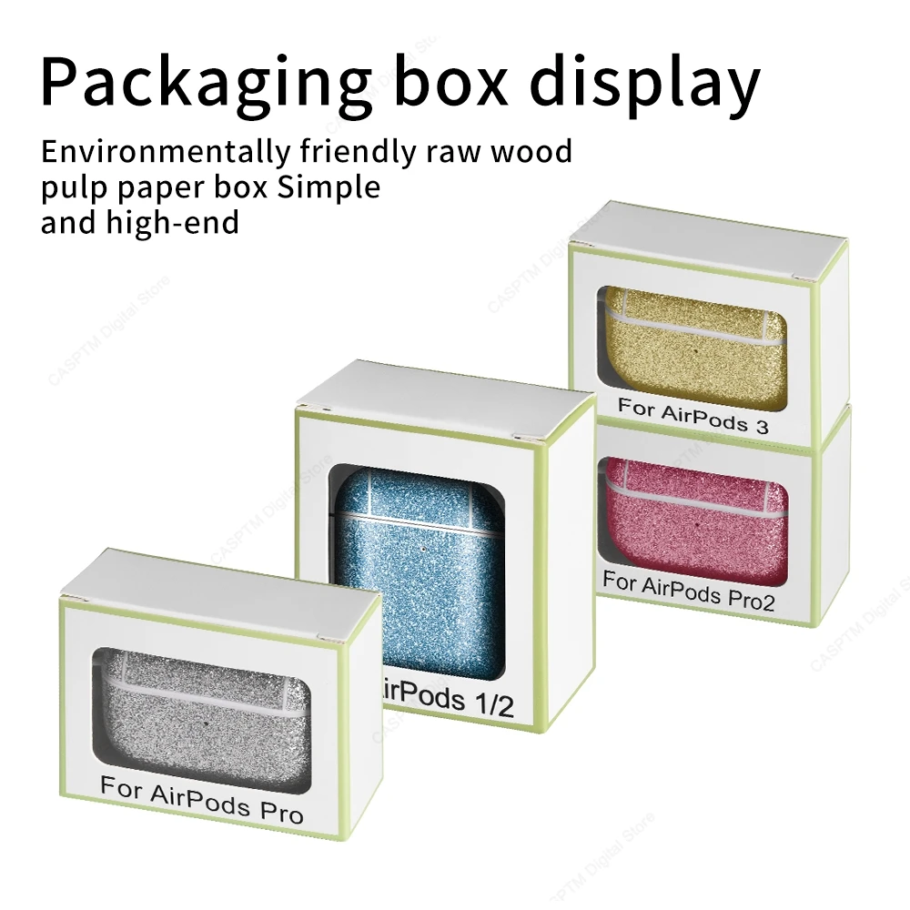 Luxury Bling Glitter Earphone Case For Airpods Pro 2 3 1 Wireless Earphone Cover For AirPods Pro2 Pro 2 2nd USB C Gen Cases Capa