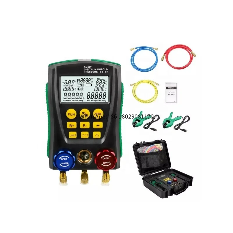 Pressure Gauge Digital Vacuum Pressure Manifold Tester Meter