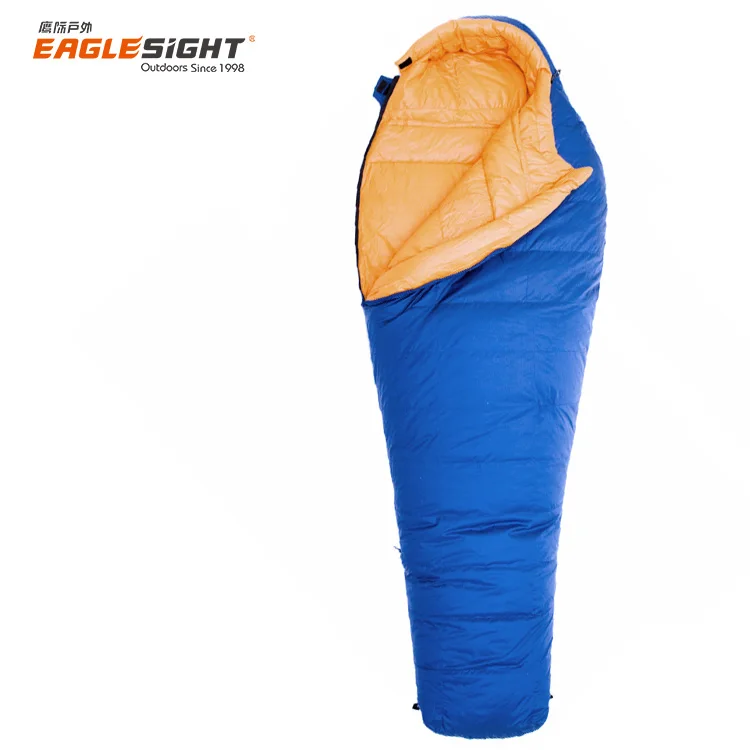 Eaglesight Saco de dormir impermeable de plumón de ganso blanco Saco de dormir para acampar en invierno y clima frío