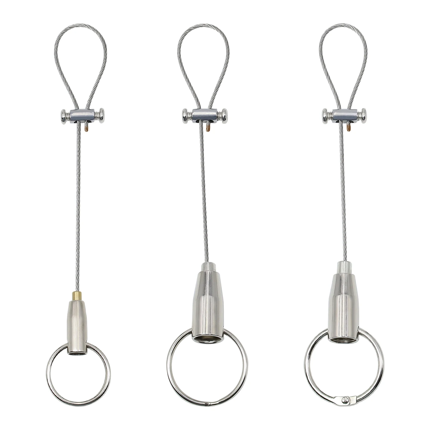 1.5mm suspension wire kit with adjustable steel wire suspension rope for hanging clothing/lighting fixtures