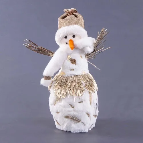 Euro Flora Christmas Snowman White 24 X14X38 cm