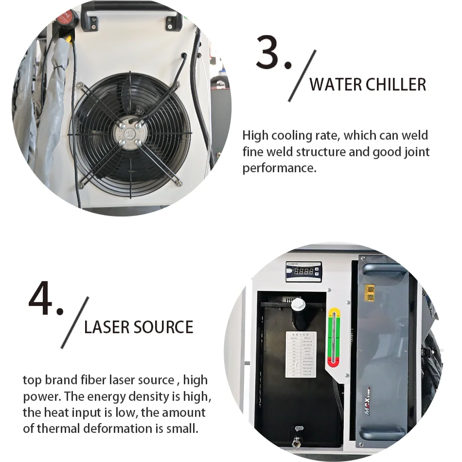 Portable Laser Welding Machine Price Laser Cutter for Beginners 1000W 1500W Laser Rust Remover for Sale Small Stainless Steel