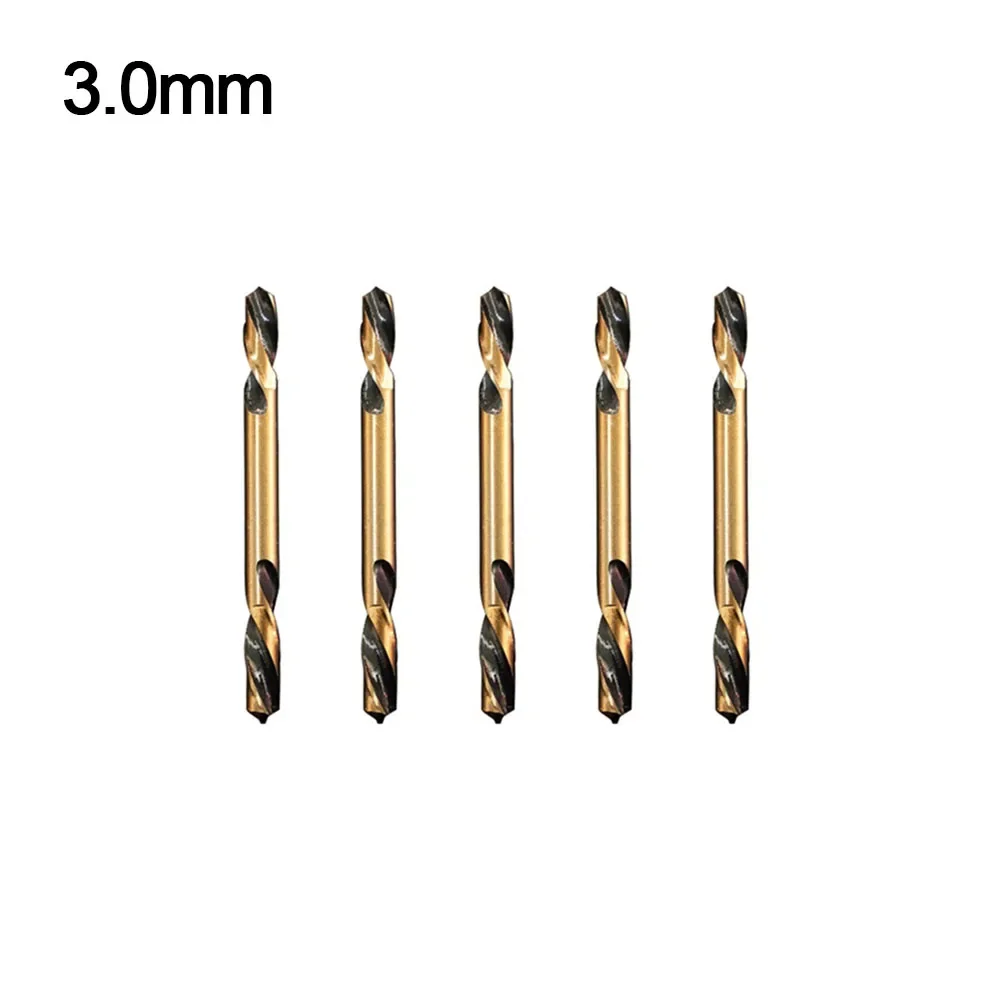 

HSS Double Headed Auger Drill Bits Set 5pcs Perfect for Drilling Wood and For Metal with Hand and Electric Drills