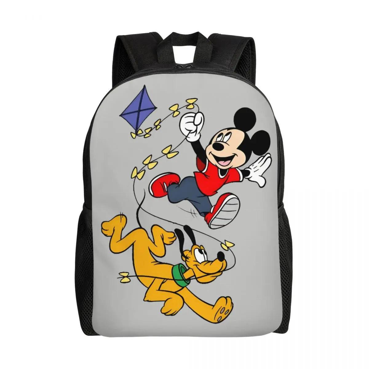 

Пользовательский дорожный рюкзак Pluto для мужчин и женщин, школьный рюкзак для ноутбука, собака, мультфильм, студенческий рюкзак, сумки