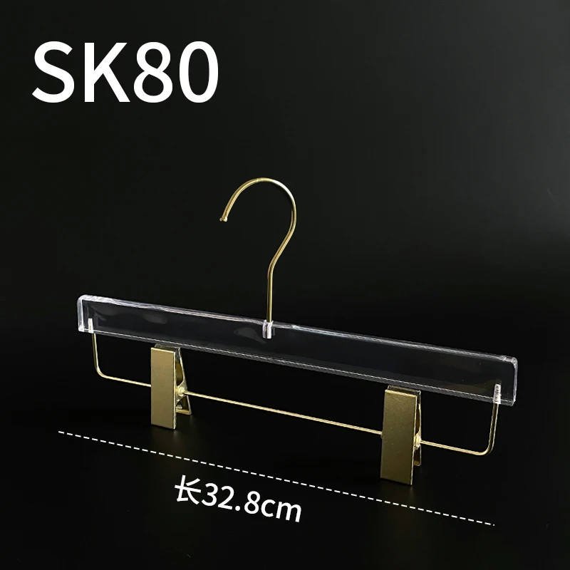 2pcs Acrylic Hanger Home Clothes Non-slip Trouser Rack Drying Coat Suit Space Saving Hanger Rack Wardrobe Storage Organization - view 6