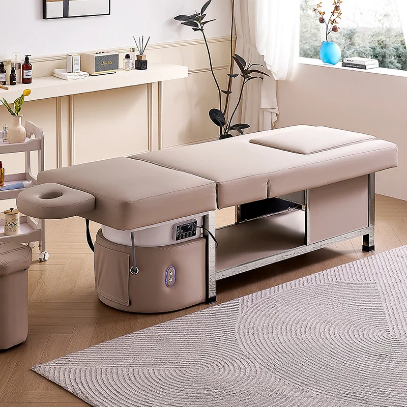 Electric bed Shampoo bed Massage bed Circulation fumigation foot bath