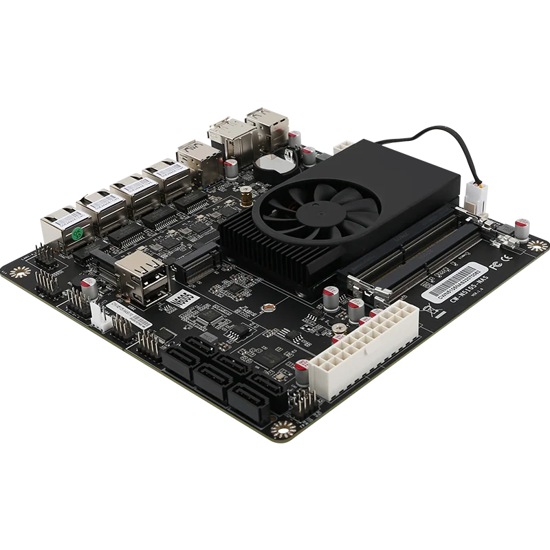 N5105/n6005 nas demon board/sechs sata3.0/dual m.2/itx/vier I226-V nics.