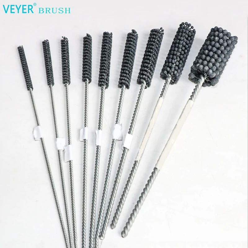 

VEYER 4-25mm Flex Ball Head Carbon Brush CNC Honing Tool For Cylinders Cutter Router Bit Rotary Deburr Tube Tools Hone Deburring