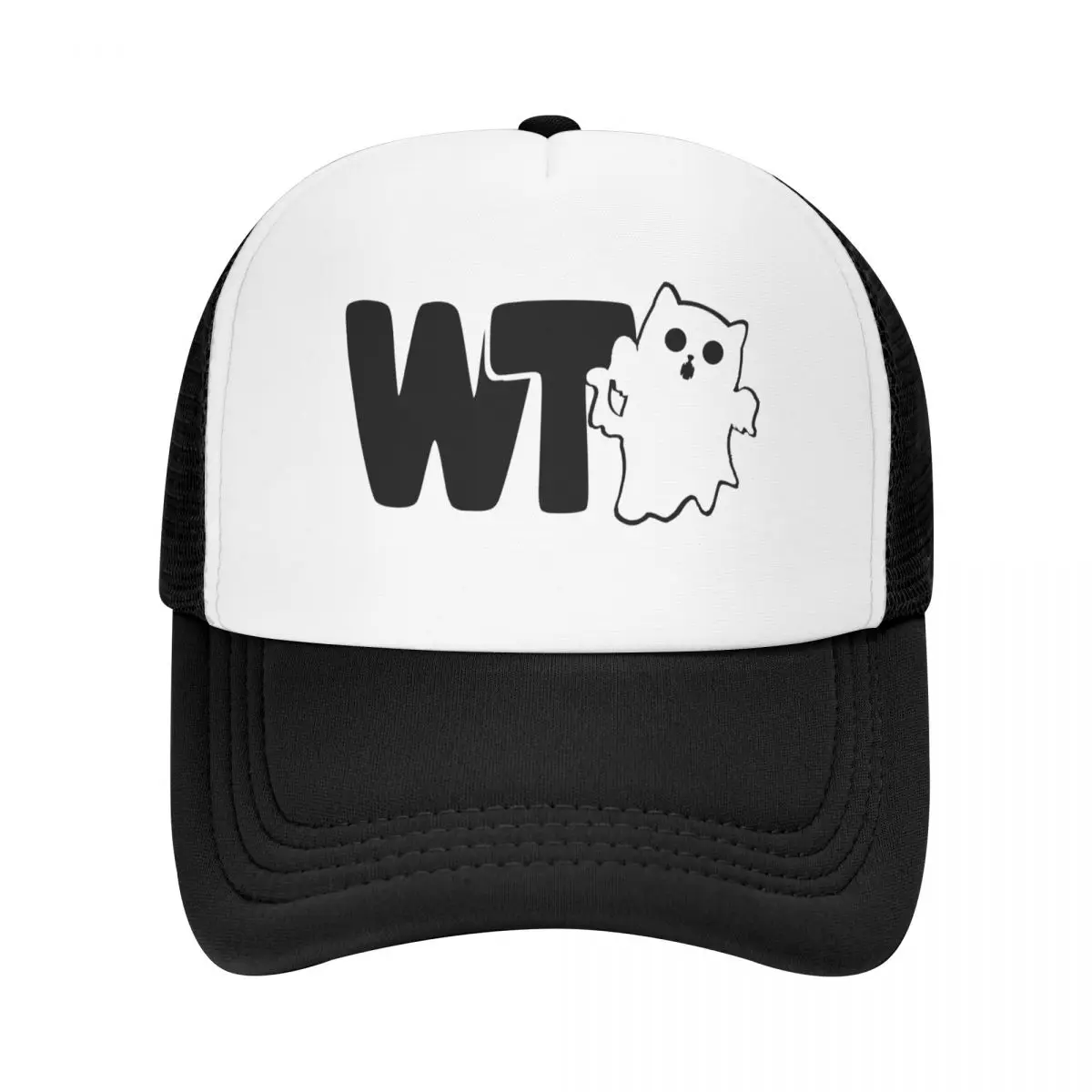 

What The Ghost - Light Baseball Cap Snap Back Hat Golf Hat Man Cosplay Trucker Cap Men's Women's