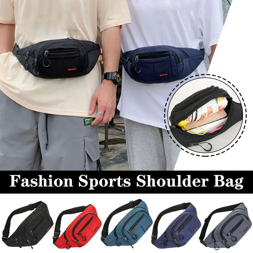 New Outdoor Fanny Packs Men Women Waterproof Waist Pack Multifunctional Large Capacity Crossbody Bags For Motorcycle Riding Y3X4