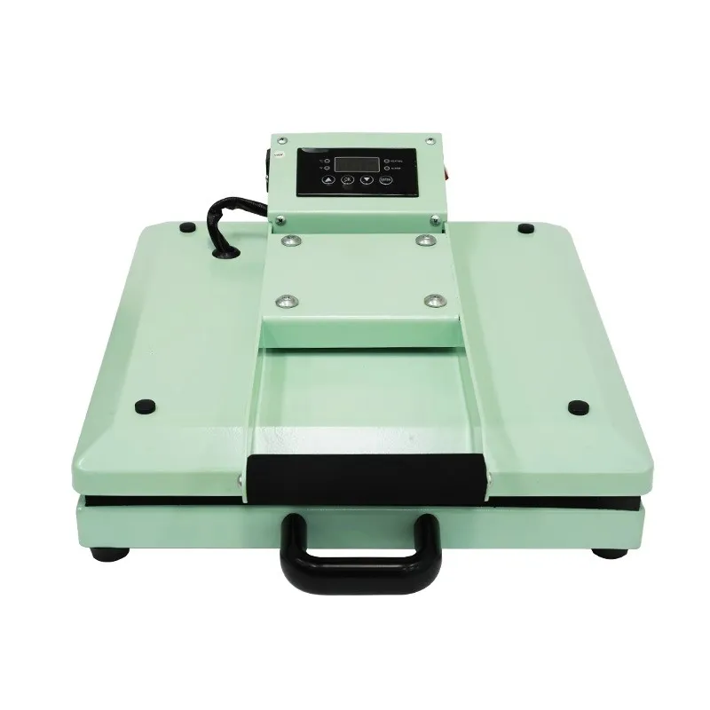 Manual Portable Mini Flat Press Machine 38*38cm Manual Hot Press 90° Large Opening Heat Transfer Machine