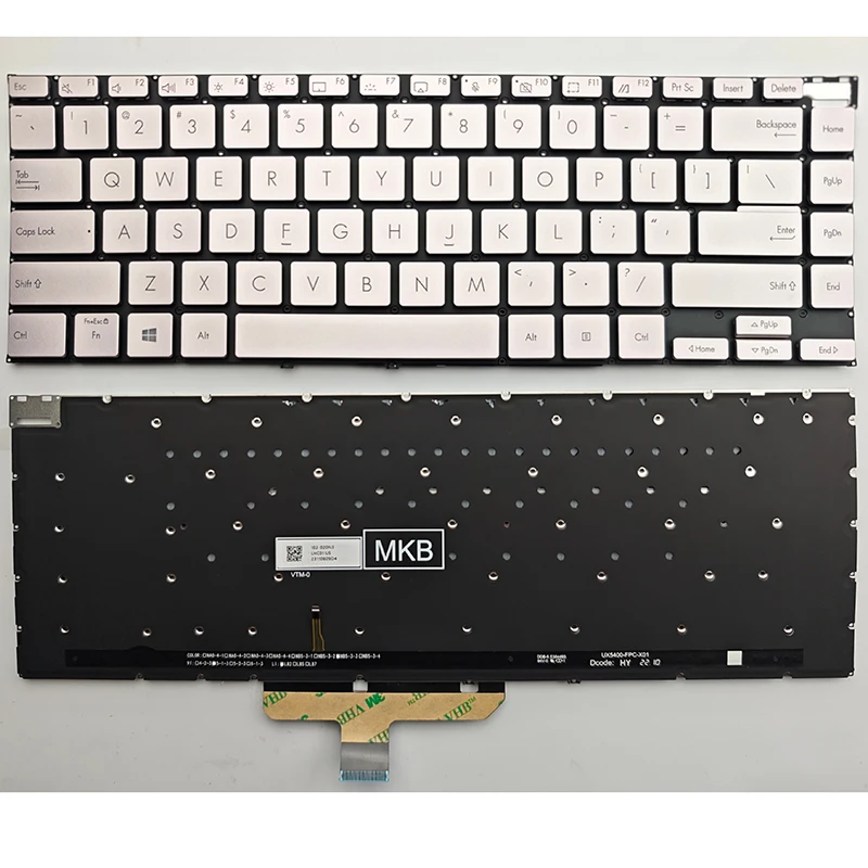 US Laptop Keyboard For ASUS Zenbook 14X UX5400ZB UX5400ZF UX5400E