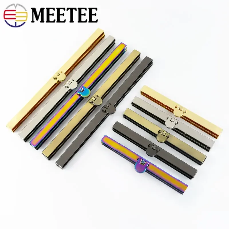 

1PC/2Pcs/3Pcs/4Pcs/5Pcs 115/190mm Wallet Metal Buckles Purse Kisss Lock Edge Strip Clasp Bag Clip Buckle Screws Making Locks