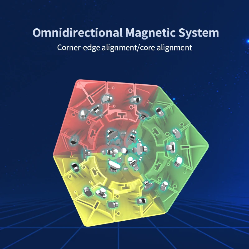 [Picube] nouvelle marque ESCUBE ES3 3X3 Cube de vitesse magique magnétique sans autocollant jouets Fidget professionnels 3x3 EST Cubo Magico Puzzle