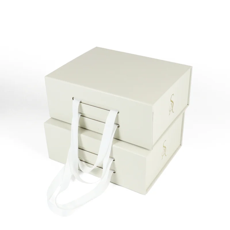 

Custom advanced technology folding storage foldable paper boxes matte printing garment gift luxury cardboard box with handle fas