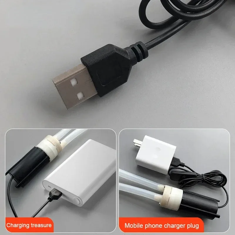 DIY High-Flow Electric Pump  Liquid USB Interface Peristaltic Pump Miniature Dosing Peristaltic Hose Electric Water Pump