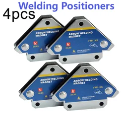 4pcs Magnetic Welding Holders Fixer 45° 90° 135° Multi-angle Solder Magnet Weld Fixer Positioner Welding Soldering Locator Tool