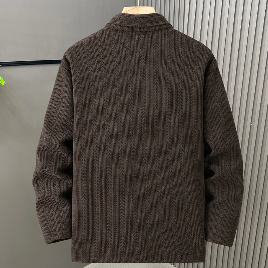 12XL Plus Size Sweatshirts Men Spring Autumn Solid Color Sweatshirt Fashion Casual Lapel Pullover Male Big Size 12XL