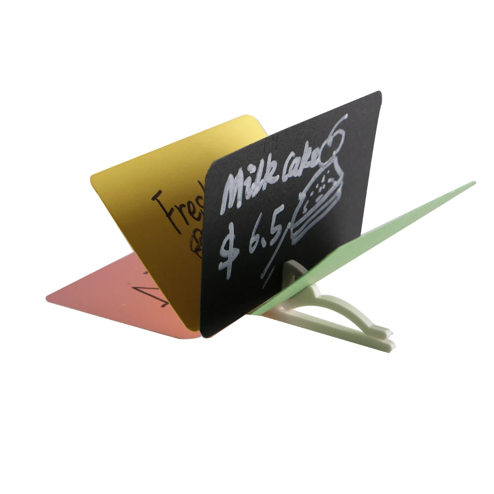 Table Card Note Clip Photo Memo Holder Clamp Bakery Bread Cake Decoration Accessories