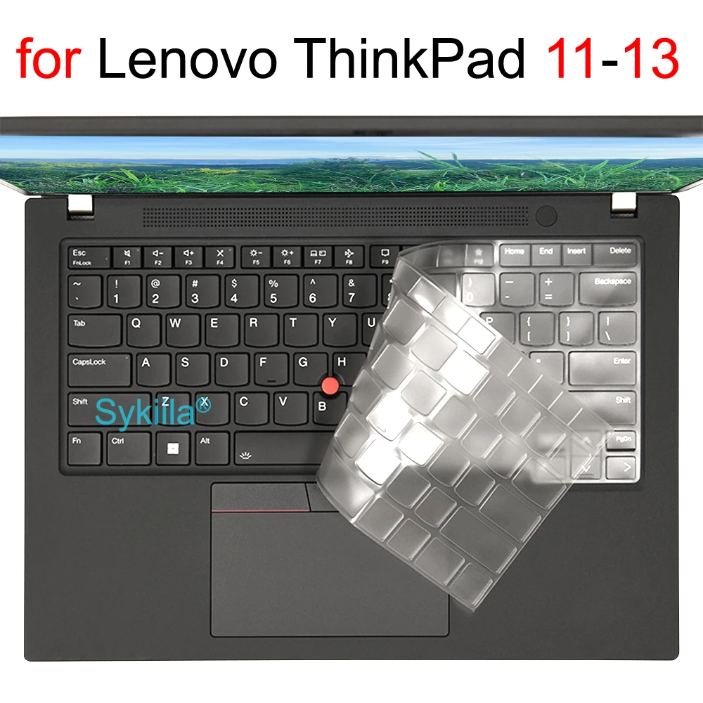 Keyboard Cover for Lenovo ThinkPad 13 Z13 L13 X13 Gen 5 4 3 2 1 X1 Nano 11e 12 X395 X390 X380 Silicone Protector Skin Case