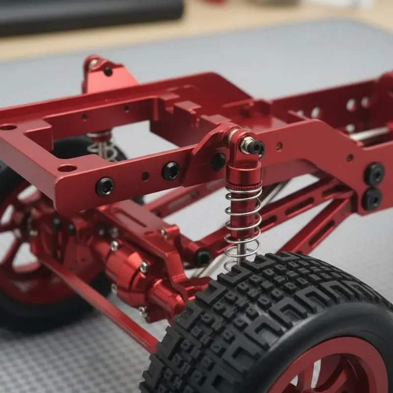 1/12 Scale Crawler Frame DIY Modification Metal RC Car Chassis RC Car Chassis Frame Sturdy Construction for All-Terrain