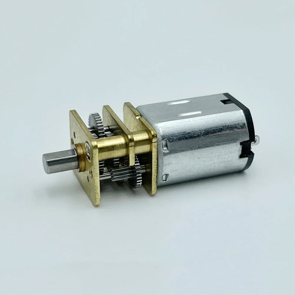 Mini N20 Gear Motor Full Metal Gearbox Reducer DC 3V 6V 76RPM Slow Speed High Torque D-shaft Engine Hobby Toy Model Smart Car