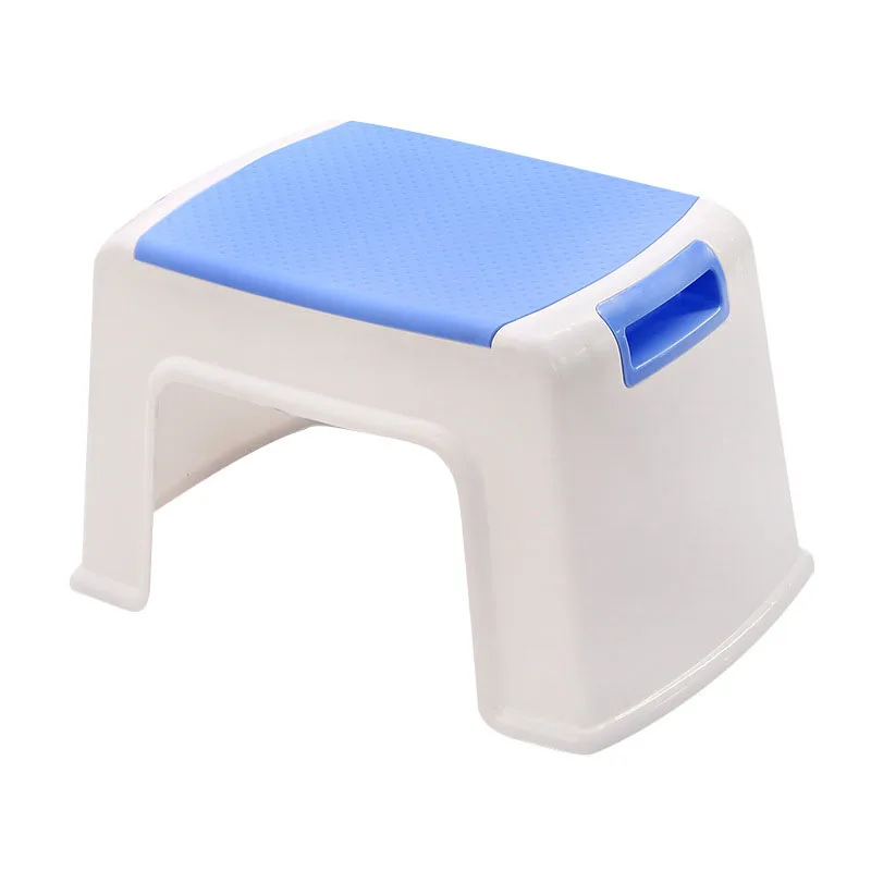 Plastic Dining Table Square Stool Multifunctional Thickening Non-slip Sitting Room Bench Entrance Shoe Bench