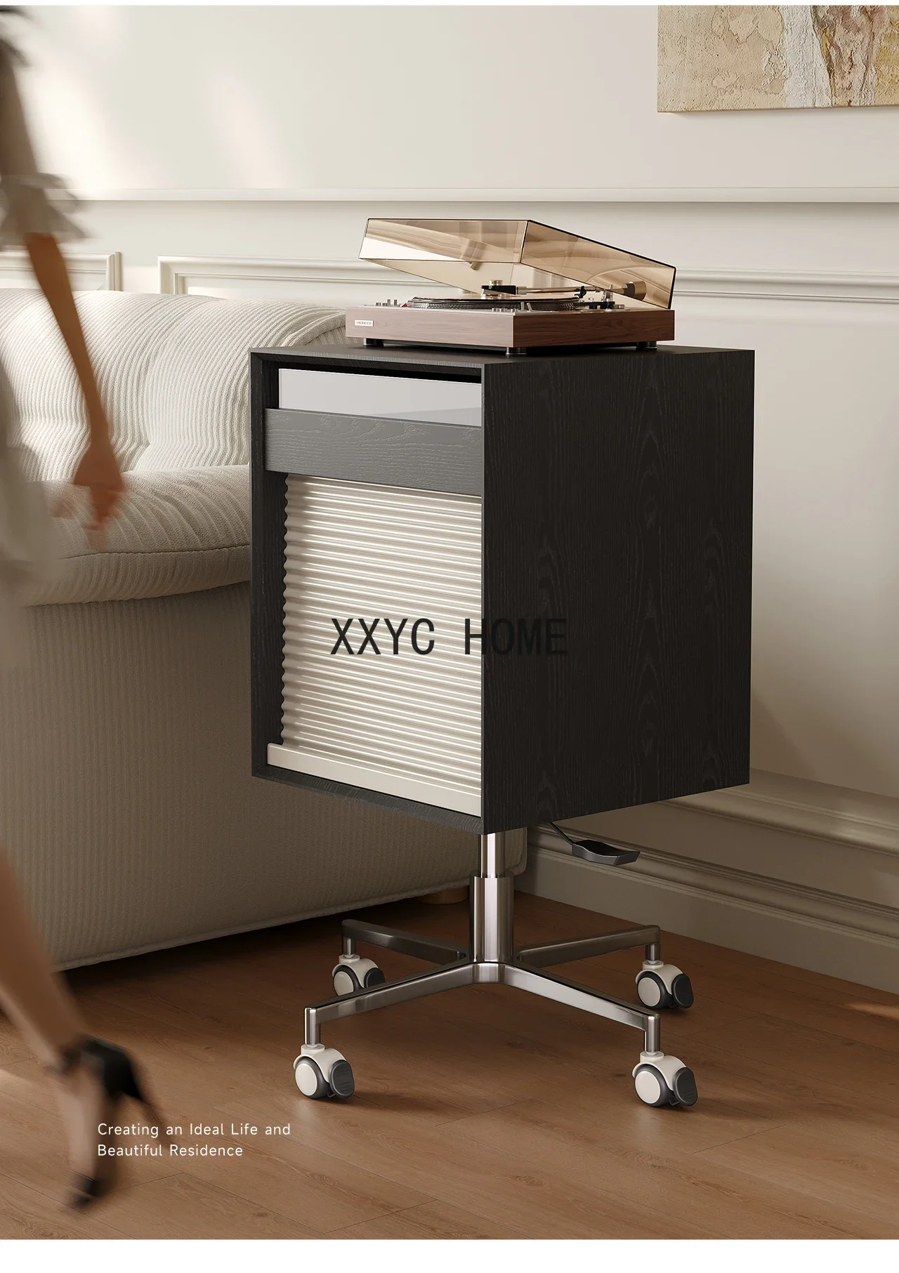 

Side table sofa side cabinet mobile light luxury side cabinet bedside corner table simple modern small table