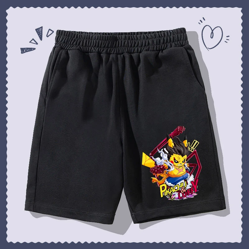 

Japanese Animation ONE PIECE Joint 2025 Summer New Sports Casual Shorts Men and Women Street Fun Versatile Trend Shorts