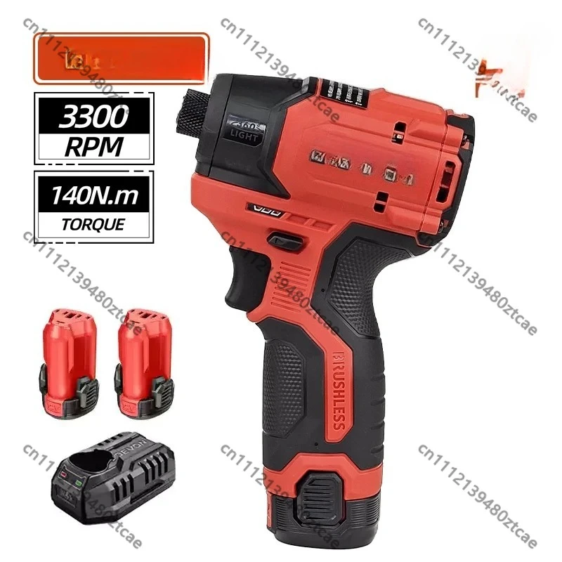 12V Brushless Electric Wrench, 5767-Li-12 Type Multifunctional Adjustable Gear Screwdriver for Construction Site