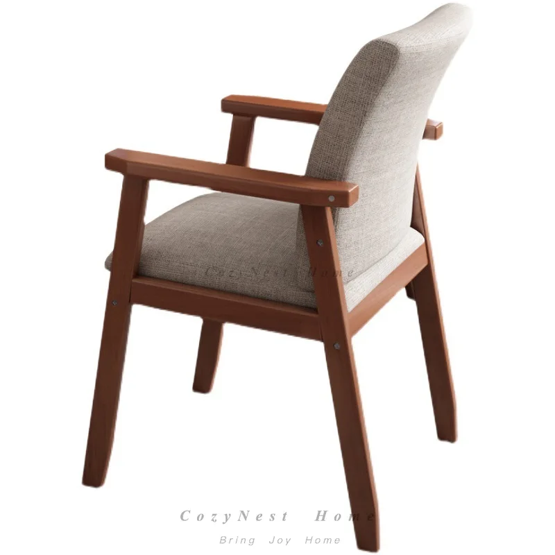 For Solid Wood Back Chair Simple Book Desk Chair Household Dining Chair