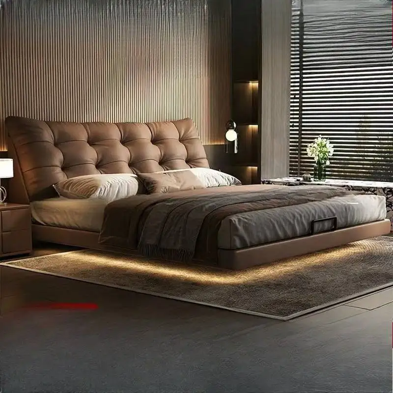Wooden Bedding Extension Bed Headboards Nordic Accessories Luxury Bedrooms Bed Loft Platform Camas Matrimoniales Furniture