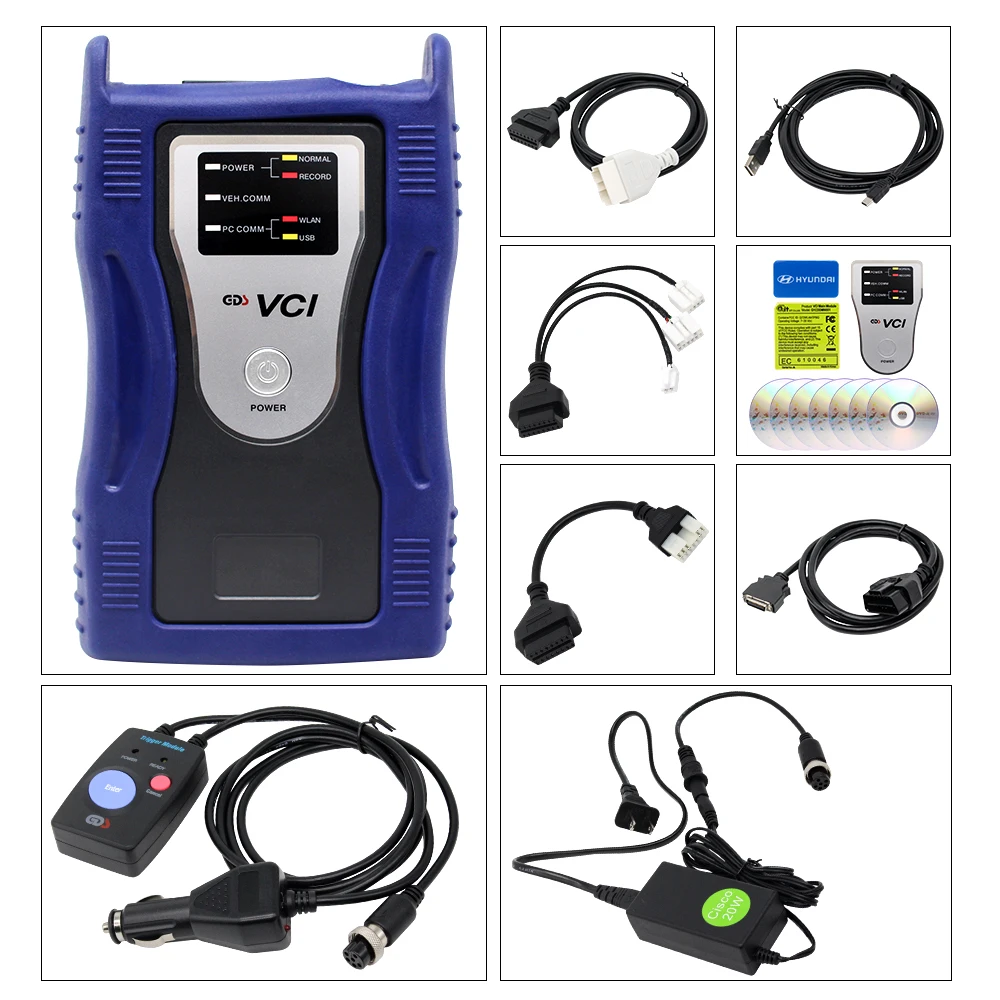 

High Quality GDS VCI OBD2 Auto Diagnostic Tool for KI-A Hyu-ndai OBD2 Scanner Trigger Module Flight Record Function