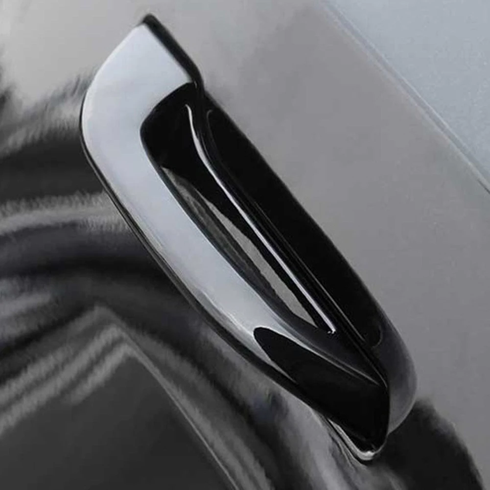 

For Tesla Door Handle Protector Cover for Model 3 and Model Y 2021 to 2023 Set of 4 in Gloss Black and Matte Black