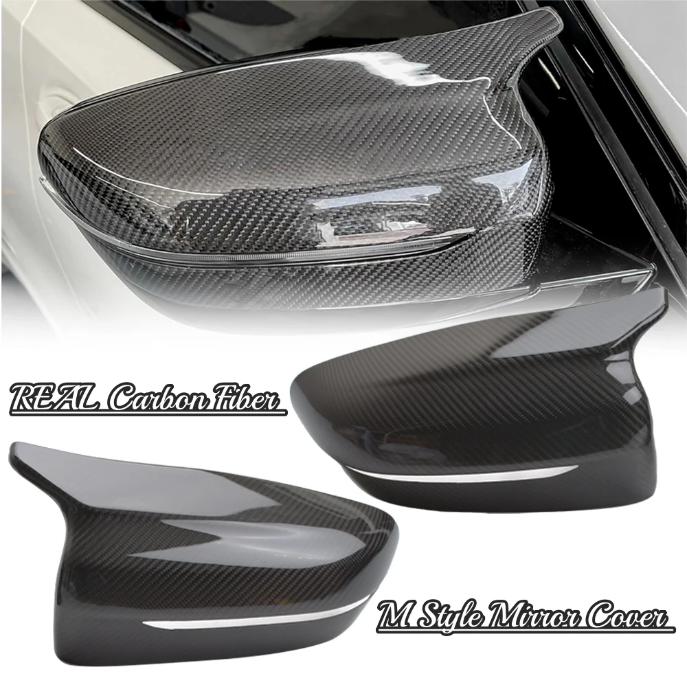 

Carbon Fiber Side Mirror Caps for BMW G-Series Sedan and Coupe Add-On Style
