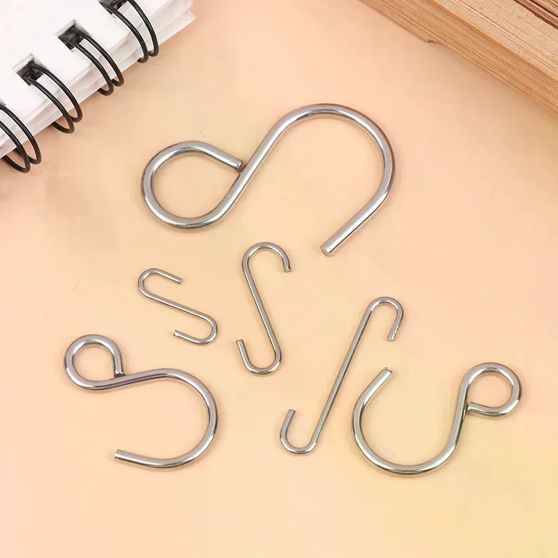 5pcs Accessory /set 1/3 1/4 1/6 1/8 S Hook for Mini Doll Hands, Feet, Head Connection Hooks Accessories