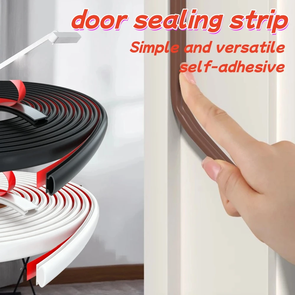 

1 шт. 118,11 дюйма X 0,35 дюйма самоклеящиеся звукоизоляционные уплотнительные ленты для дверей и окон, уплотнительные ленты для заполнения зазоров