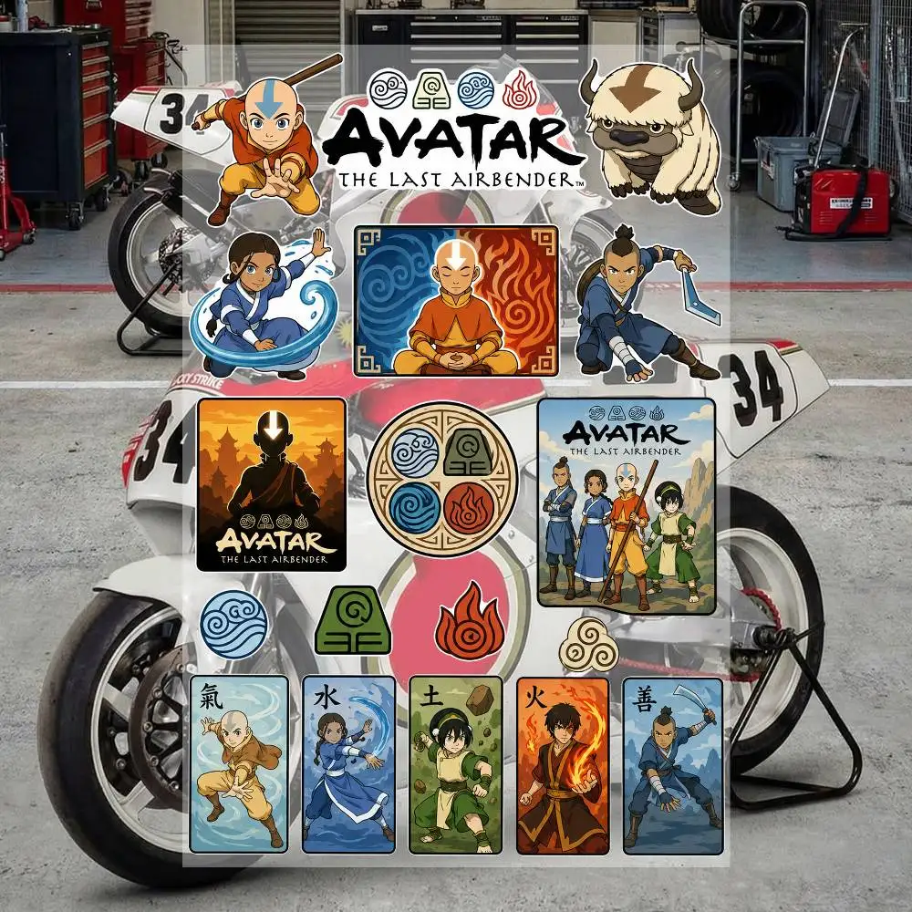 A-vA-T-A-r T-H-e L-A-sT- A-irB-enD-er Waterproof Vinyl Stickers for Car Motorcycle Bike Skateboard Laptop Bottle Phone