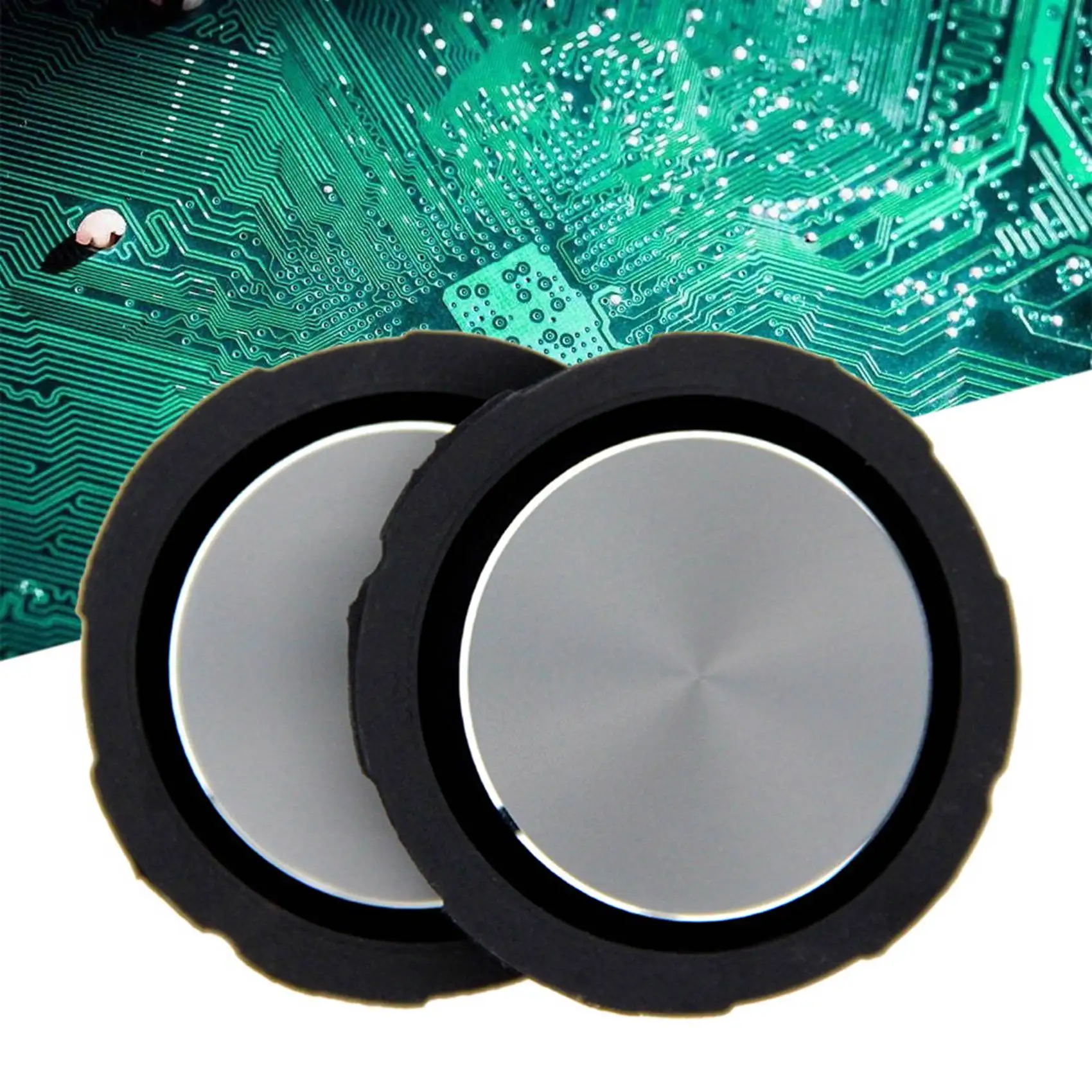 2PCS 55mm Passive Bass Radiator Speaker Diaphragm Auxiliary Strengthen Vibration Membrane Woofer DIY Accessories