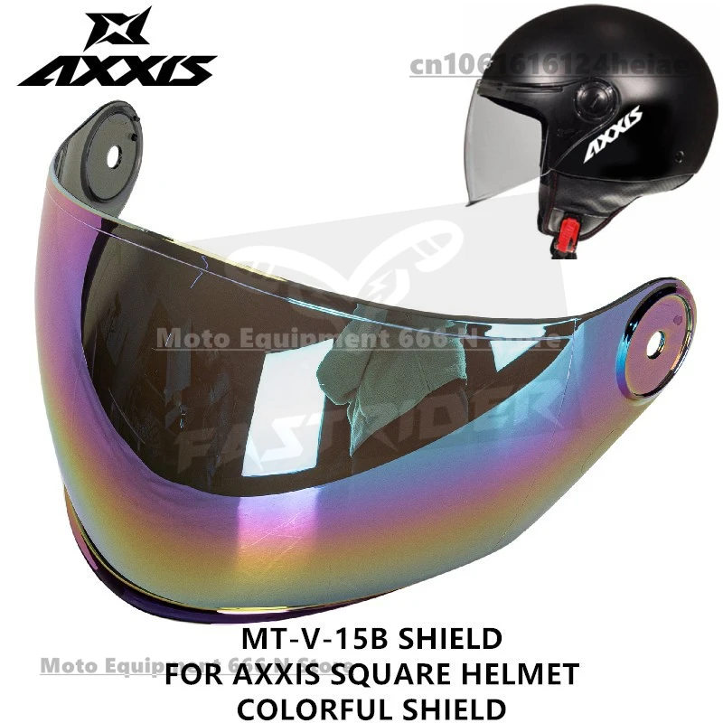 

AXXIS Square Helmet Shield Is Suitable for AXXIS Half Helmet MT-V-15B Lenses Original AXXIS Windshield