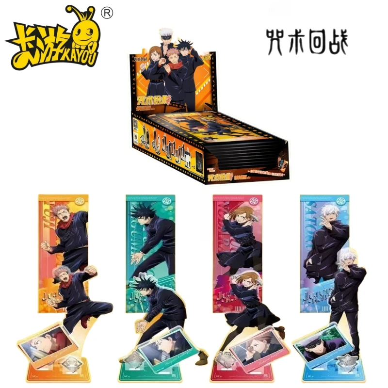 KAYOU Official Genuine Jujutsu Kaisen Series Standing Cards Laser Tickets Anime Accessories Collection Toys Decorations Gifts