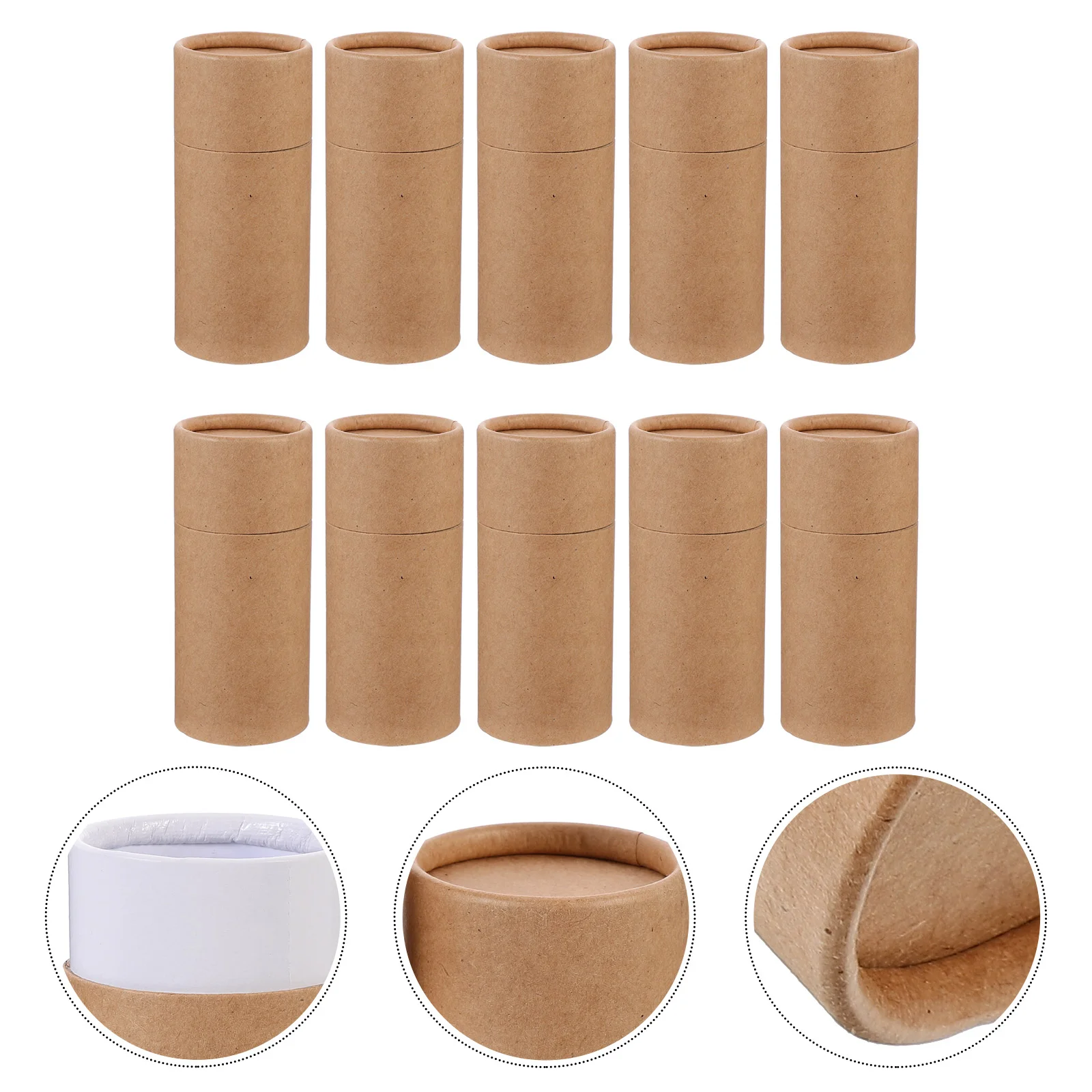 20 Pcs Essential Oil Bottle Paper Tube Box Bottles Container Gift Boxes Deodorant Face Mounting Containers Practical Travel