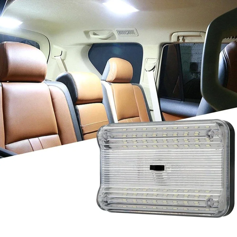 12V RVs Interior Lights with 36SMD White Rectangular, 12V Light for RVs Motorhomes Campers Caravans Trailer