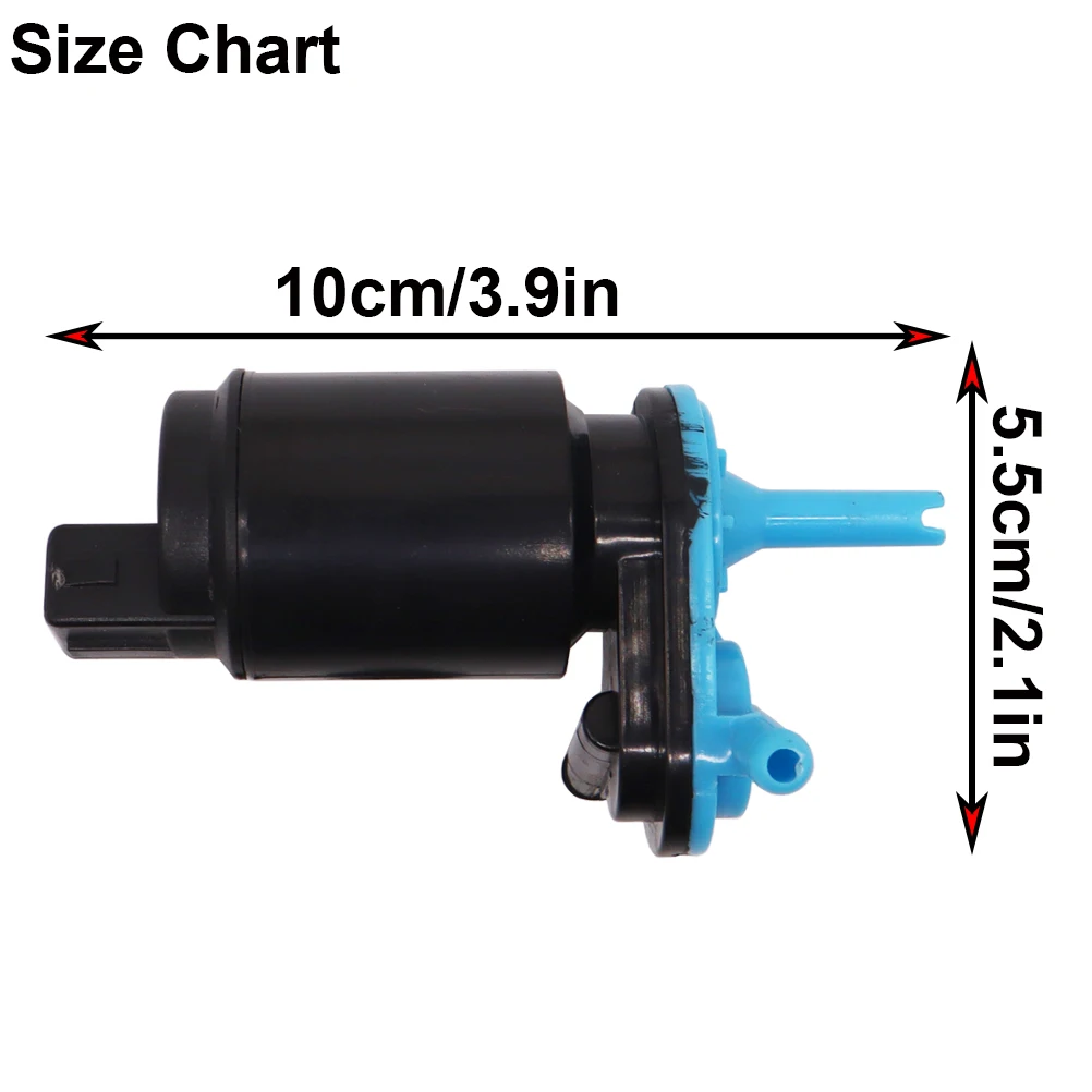 Car Front Rear Windscreen Windshield Water Wiper Washer Pump Twin Outlet For Opel Vauxhall Zafira Astra H Corsa B Vectra