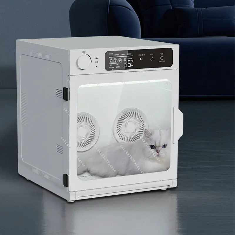 

Qingdu Automatic Pet Drying Box, Puppy Cat Bathing, Blowing Drying, Removing Water and Hair, Disinfecting Odor, Chassis Device