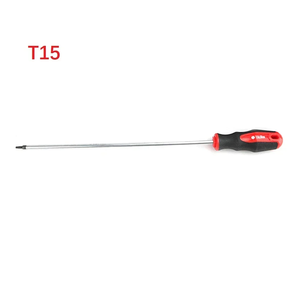 Imagem -03 - Peça 400 mm Chave de Fenda Torx Extra Longa com Furo s Aço T15 T20 T25 T27 T30 Parafuso Magnético Ferramenta Manual de Reparo Doméstico 1