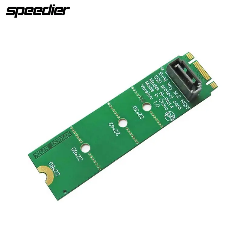 Placa adaptadora de interface SATA M.2 NGFF B-Key/M-Key - Converter armazenamento NVMe SSD para desktops e laptops