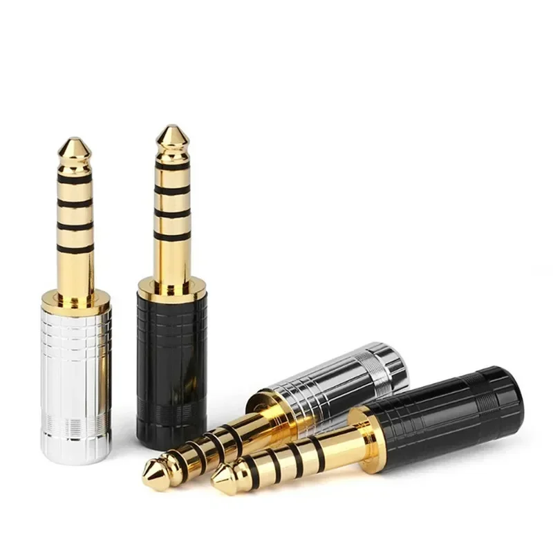 4.4mm Plug Connector Headphone Adapter 5 Poles Balance Interface For 4.4NW-WM1Z/A DIY HiFi Audio 4.4 mm Jack Soldering Method