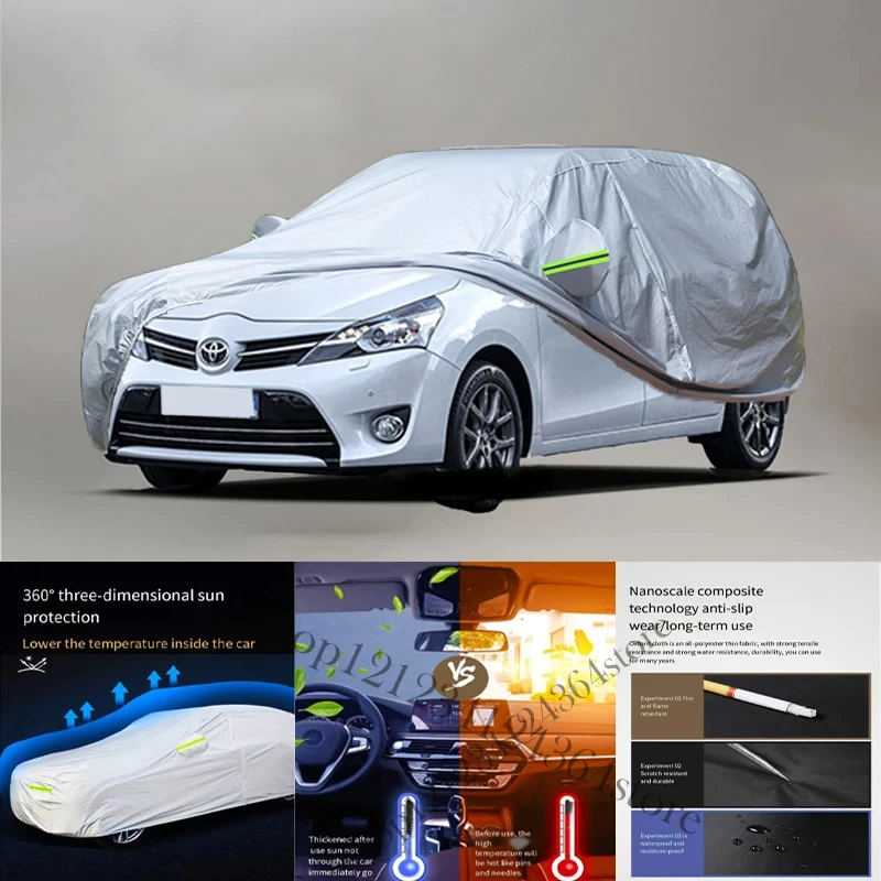 

For Toyota-verso-Auto Anti snow Anti dust Anti-uv Anti peeling paint And Anti Rainwater 210t Car cover protection