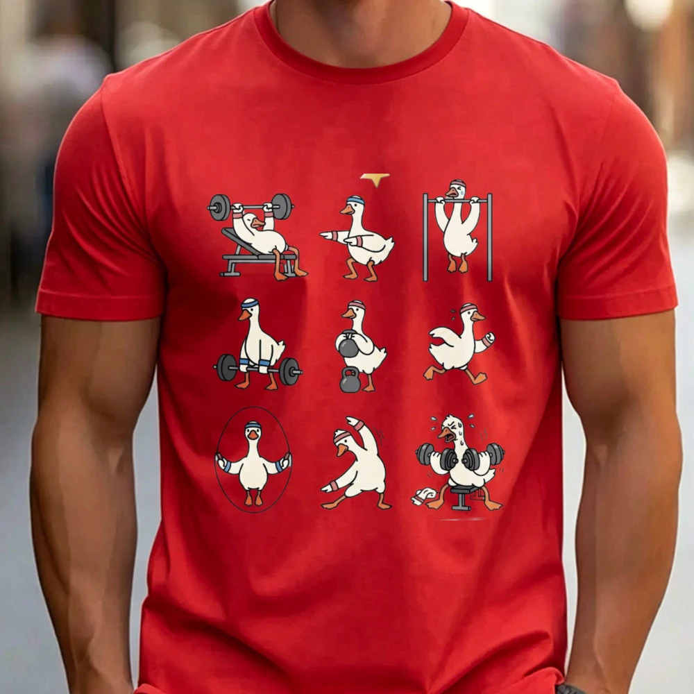 Silly Goose Gym Tshirt Funny Goose Lifting Tee Serious Goose Workout Pump Cover Weightlifting Fitness Enthusiast Daily Wear Gift
